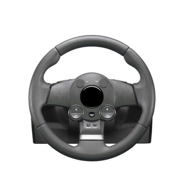 Pro Black Leather Steering Wheel