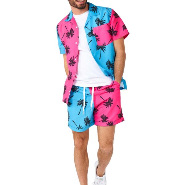 Party Suit Summer Combination Parallel Palm