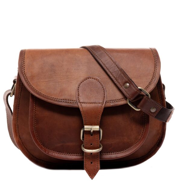 Shoulder Bag Real Leather Shoulder Bag Large Brown