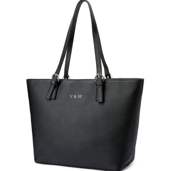 Shopper handbag for office and leisure, classic ladies bag (also ideal as a school and office bag)