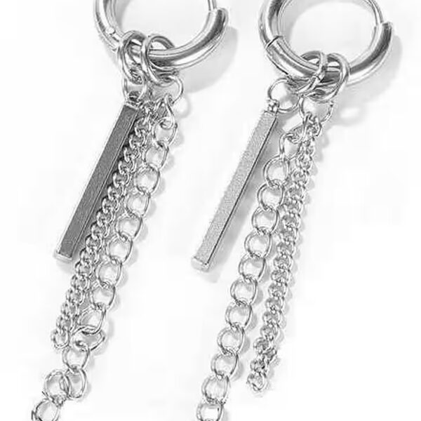 Pair of Koop Earrings Jewelry Gift Chain