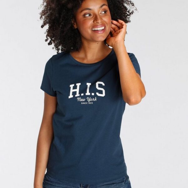 H.I.S T-Shirt bedruckt, für die Freizeit, aus Baumwolle