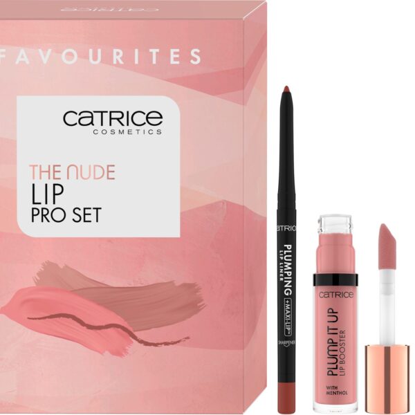 Lipstick set The Nude Lip PRO Set 3-piece set with trendy nude tones