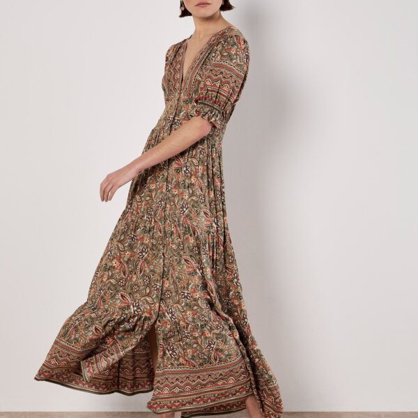 Printed dress Sarasa summer dress with floral pattern
