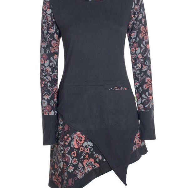 Pointed Dress long-sleeved dress elves pointed elf tunic printed