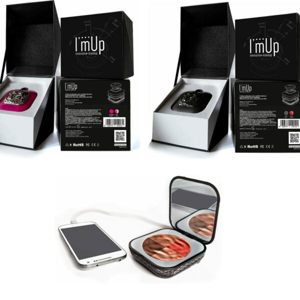 Organizer Set + Powerbank Make Up Box 3 Colors Powerbank Make Up C 4300 mAh (1 piece), power bank make-up box make-up box 3 colors