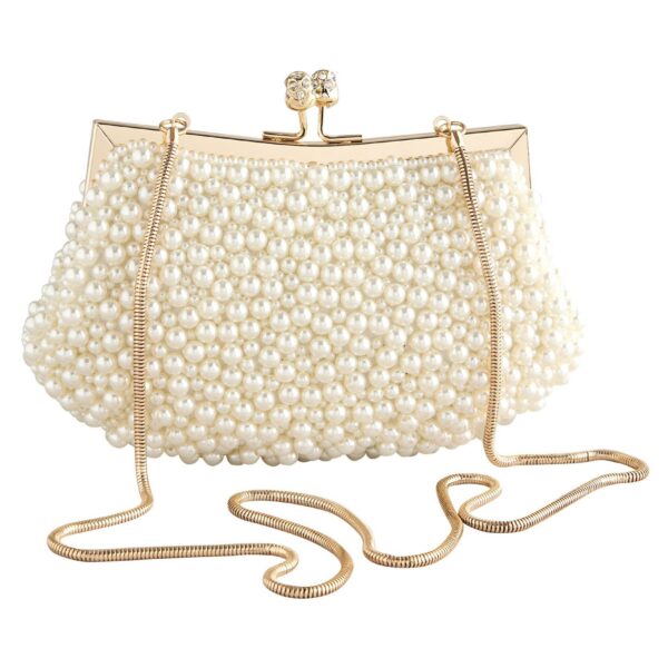 Clutch Clutch with clasp and decorative beads