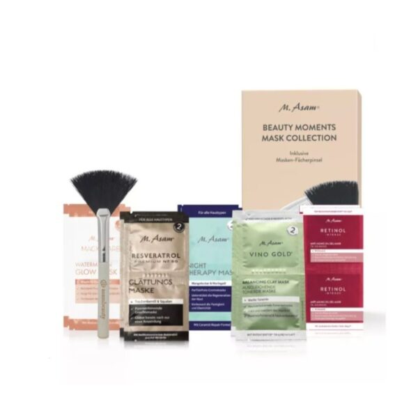 Skincare gift set SKIN HEROES gift box with mask set and brush 11-piece