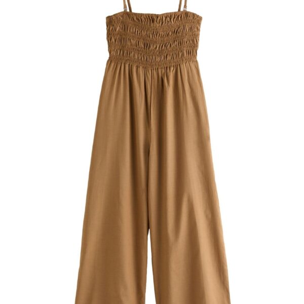 Jumpsuit Smocked bandeau jumpsuit