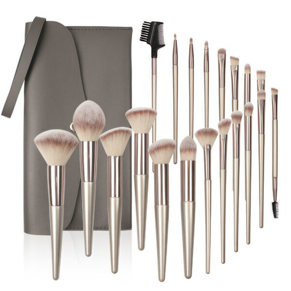 Cosmetic Brush Set Cosmetic Brush Set 21-piece Makeup Brush Set with PU Bag Multifunctional makeup brush, for foundation, contouring, etc.