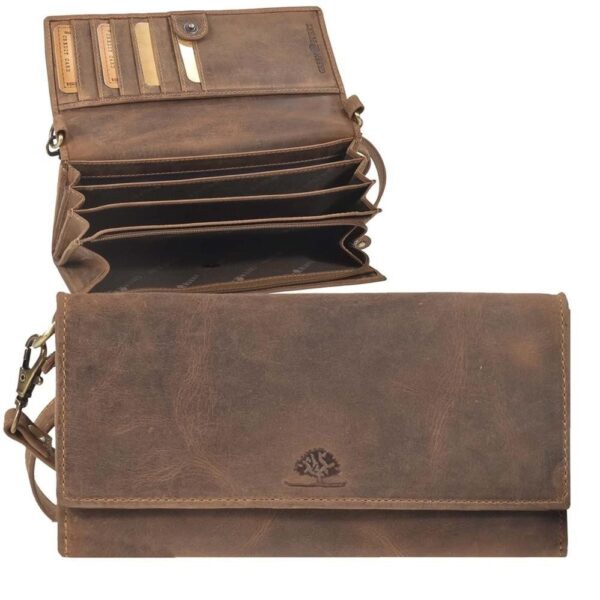 Vintage Wallet- Shoulder wallet, 7 card slots, RFID protection