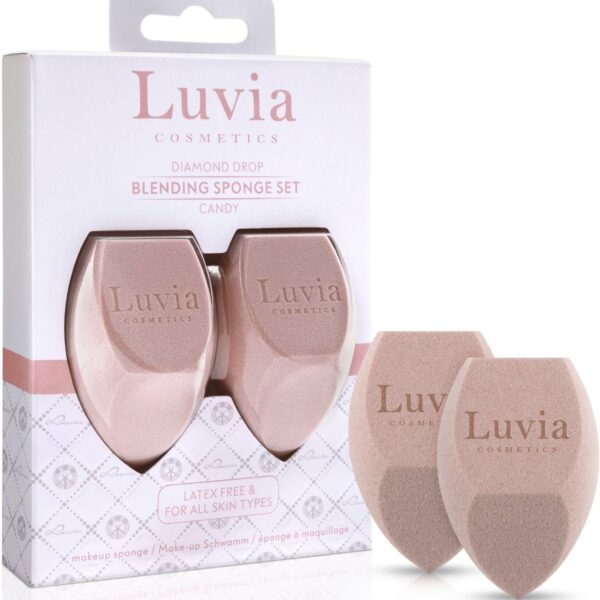 Makeup sponge Diamond Sponge Candy Set, 2 pieces, fine-pored surface for natural skin appearance