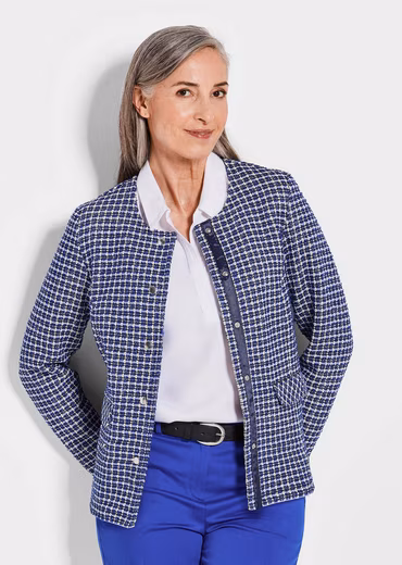 Jersey blazer jacket