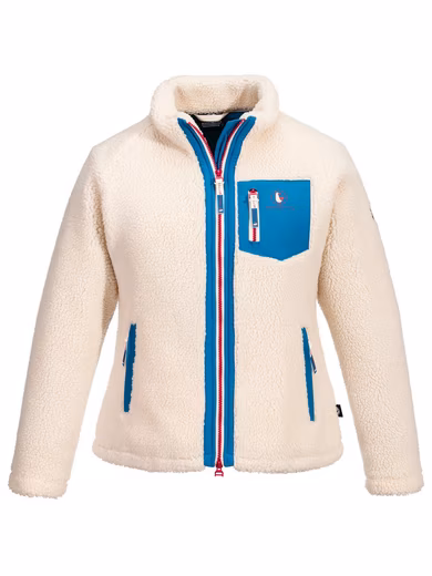 Fleece jacket women's Sherpa fleece "Stielauge Mila"