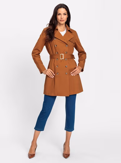 Long coat trench coat