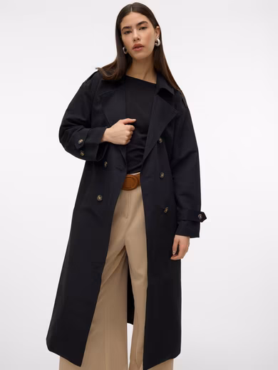 Trench coat VMCHLOE LONG TRENCHCOAT GA NOOS