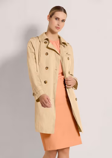 Trench coat Short trench coat