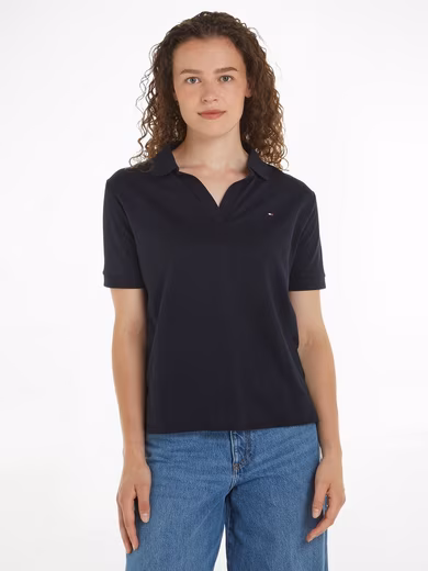 Polo shirt RLX OPEN PLACKET LYOCELL POLO SS with logo embroidery
