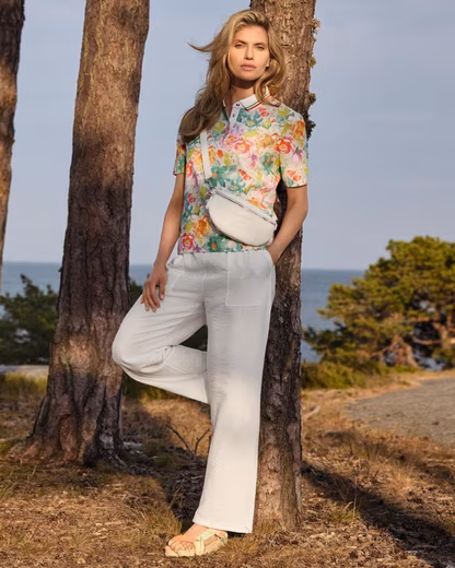 Polo shirt polo shirt fine piqué 1/2 arm stay fresh®