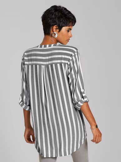 Classic blouse Striped blouse
