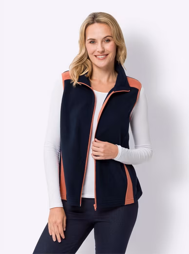 Jersey vest fleece vest