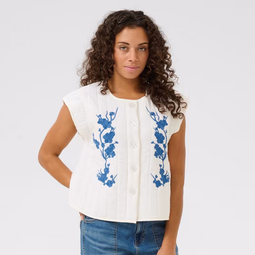 Classic Blouse CUpom Waistcoat