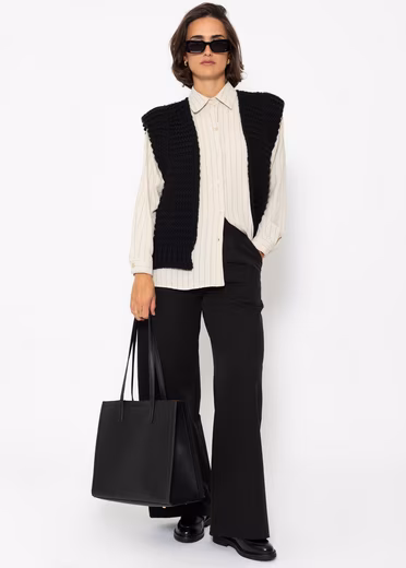 Long-sleeved blouse Striped shirt blouse Women's long-sleeved Elegant - Image 4