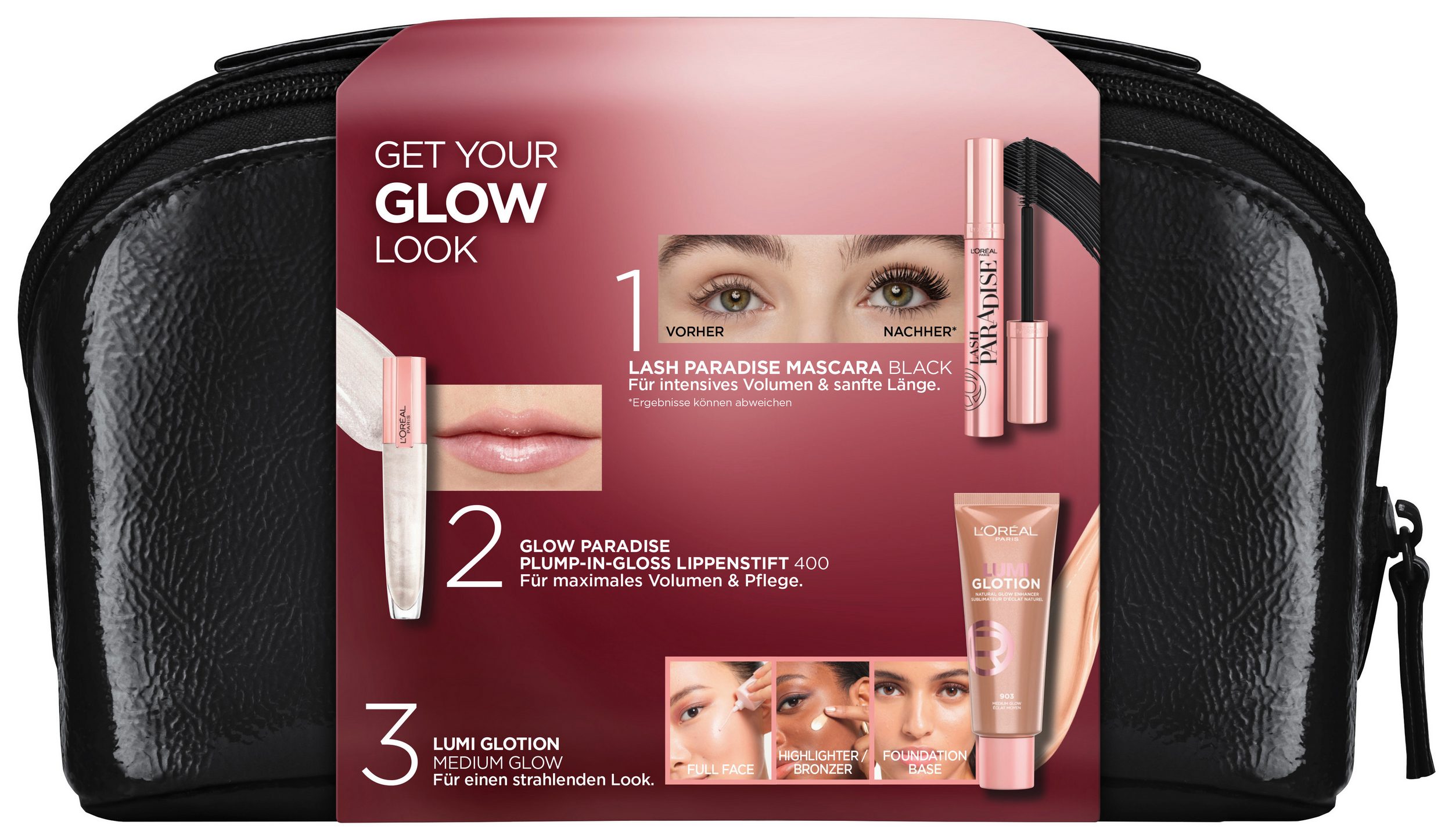 Make-up set L'Oréal Paris Bestseller Glow Look Set with versatile combination options - Image 2
