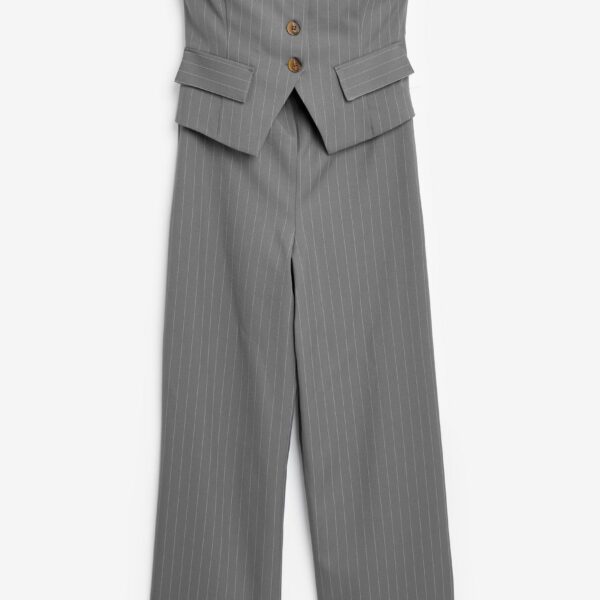 Jumpsuit Rochelle Humes Pinstripe Bandeau Jumpsuit