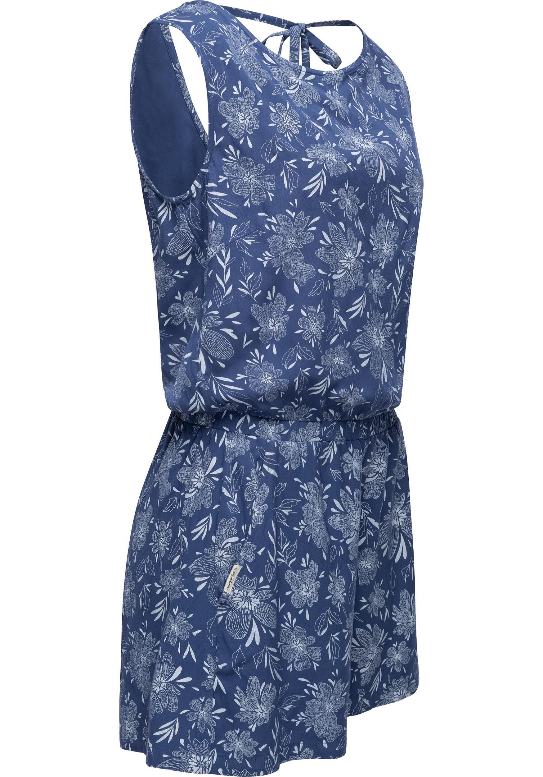 Jumpsuit Zella chic, short ladies' overall with floral print - Image 2
