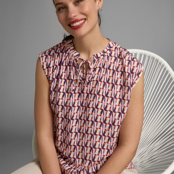 Blouse Top with tie detail