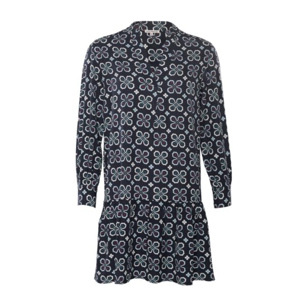 Midi Dress SOLENNE Straight fit with flounce for an elegant silhouette