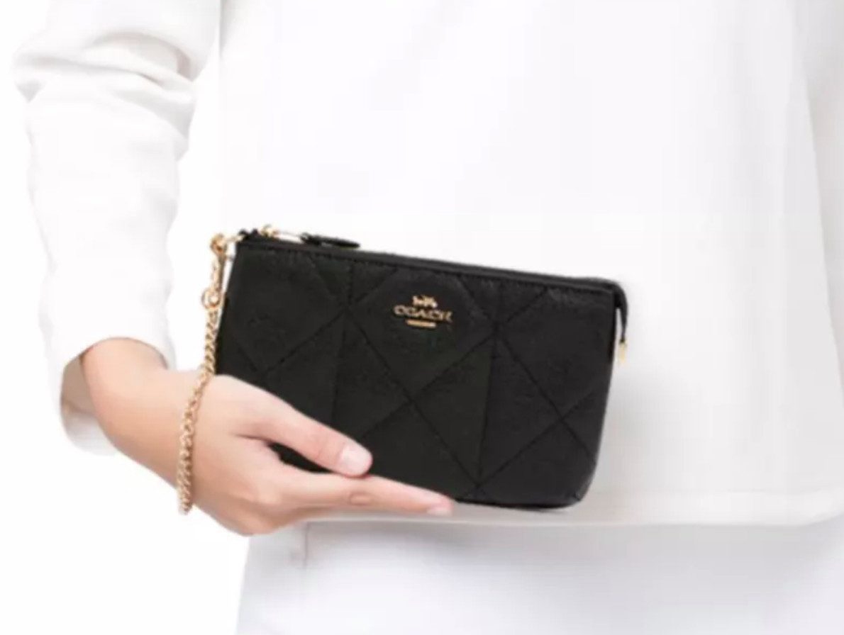 Clutch Wristlet Leather Bag Handbag- 8 practical card slots for organization - Image 4