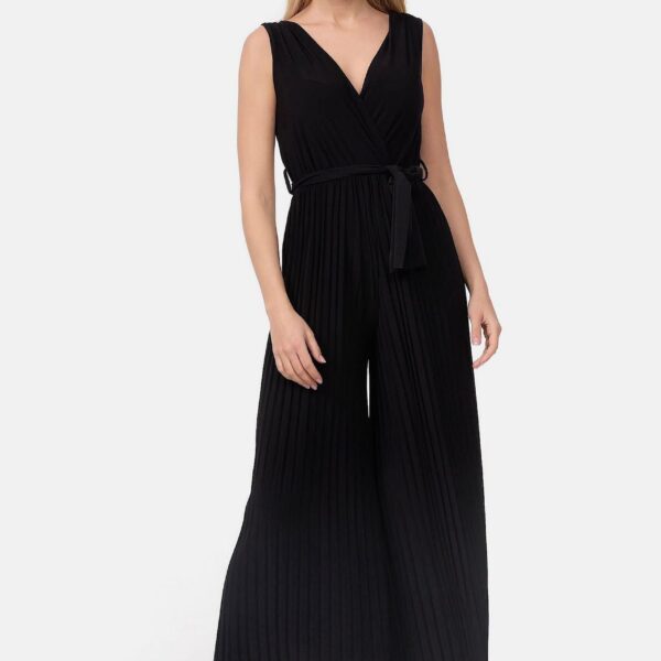 Jumpsuit Worldclassca Jumpsuit Pleated Overalls with Belt Sleeveless Summer New