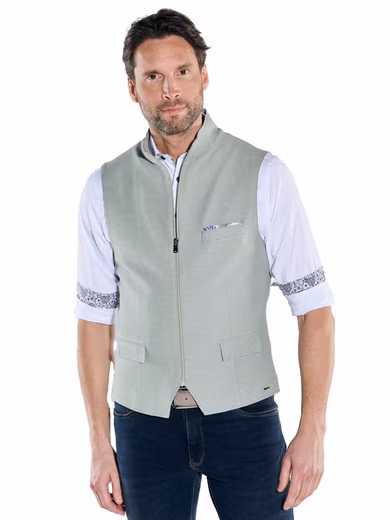 Suit vest jacket vest structured