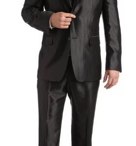Suit StructureBlue and Black Shadow Stripe Set