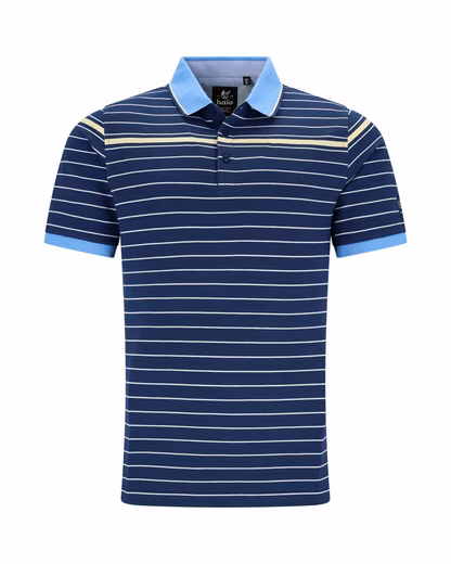 Polo shirt Polo shirt in stay fresh quality with yarn-dyed stripes