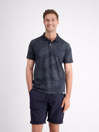 Polo shirt with all-over print