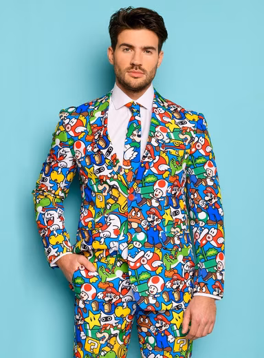 Party suit Super Mario costume suit - for Carnival Halloween - Image 2