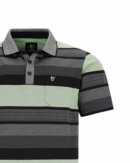 Polo shirt Polo shirt in striped jacquard mix - Image 3