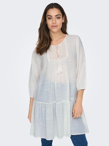Tunic dress ONLVINNIE LIFE 3/4 LACE TUNIC WVN NOOS