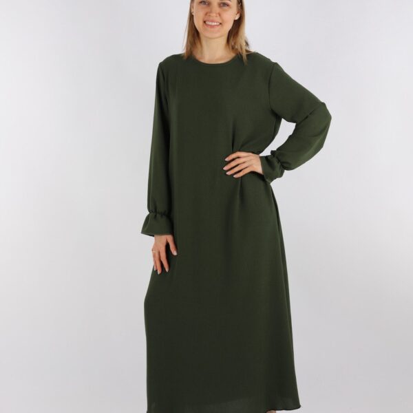 Summer Dress Elegant long-sleeved abaya dress made of jazz fabric Summer dress for women