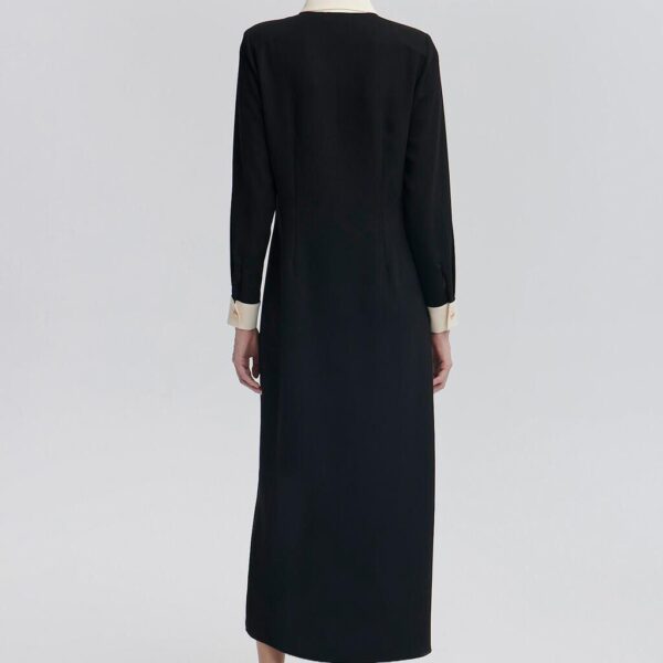 summer dress with back neckline, jersey dress in wrap look, beach dress