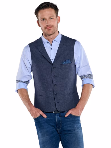 Suit vest jacket vest structured