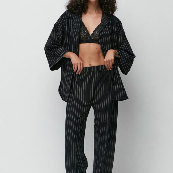Pantsuit Long Shirt Pants Set