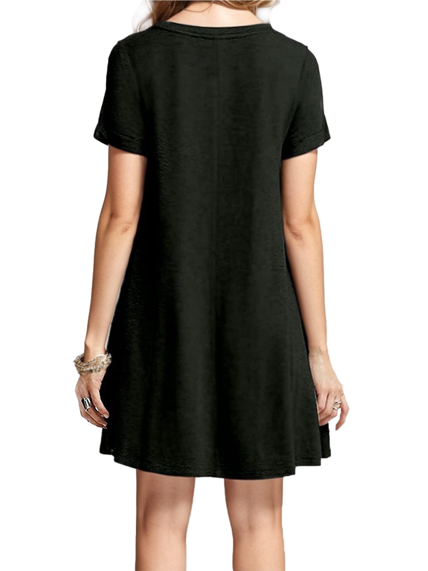 Summer Dress Casual T-shirt Dress for Women, Short Sleeve, Summer - Image 3