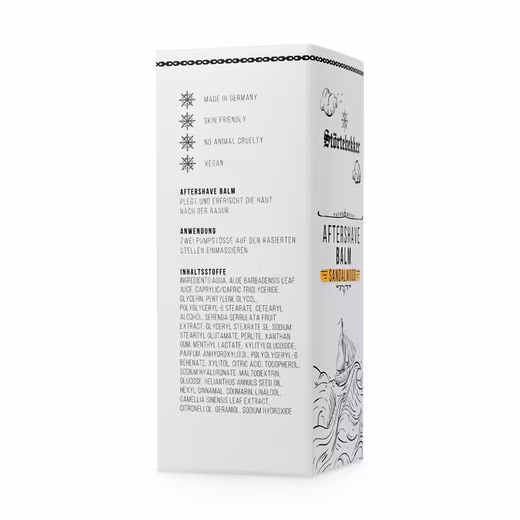 After-shave balm for skin irritations & razor burn - skin care after shaving Wonderful fragrance, against razor burn - Image 4