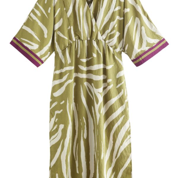 Maxi dress maxi kaftan with V-neck