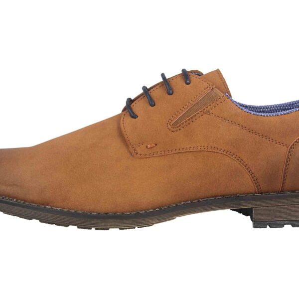 3HH0180302 3800 Sand PU Nubuck lace-up shoe