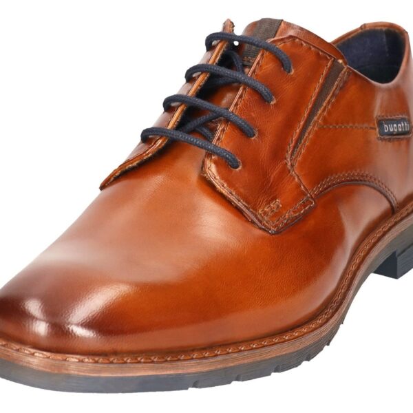 Lace-up shoe Business shoe, evening shoe with small stretch inserts, width G